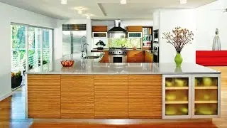 Modern Bamboo Kitchen Cabinet Design