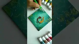 Koi Fish Pond | Acrylic Painting Tutorial | Newage Sketchbook