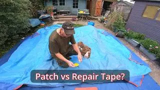 How to Repair a Bouncy Castle Tear With Inflatable Repair Tape