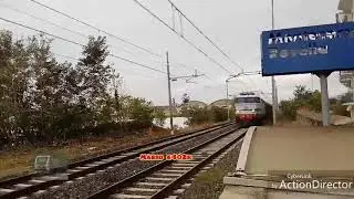 Treno storico E646.028 ed E636.124 carrozze cento porte