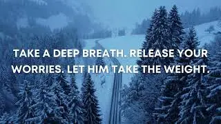 God Will Guide You | Peaceful Winter Road Scripture Meditation
