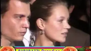 JOHNNY DEPP & KATE MOSS attend 'Donnie Brasco' premiere