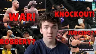 My reaction to CRAZY fight between Alex Pereira and Khalil Rountree + the rest of UFC 307