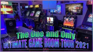 Ultimate Game Room Tour 2021 Reveal - Retro and Modern Gaming!