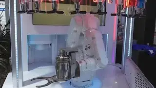 Robots food and Bavrage shop
