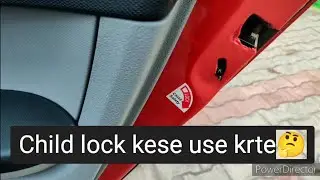 Tata Tiago child lock kese use krte🤔 ....child lock is a safety feature