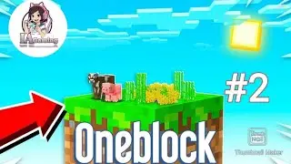 I MADE MY FARM IN ONEBLOCK MINCRAFT #2 | IAGAMING