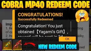 Cobra And Yellow Poker Mp40 Redeem Code | Free Fire Redeem Code | New Redeem Code | VOK Gaming
