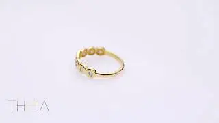 Geometric Design CZ Stone Wholesale Silver Band Ring