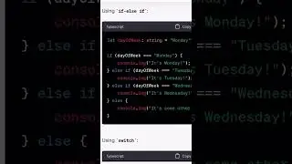 If Else If vs Switch in Programming