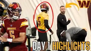 The Washington Commanders Rookie Minicamp Looks INSANE.. Jayden Daniels FIRST LOOK(Minicamp Footage)