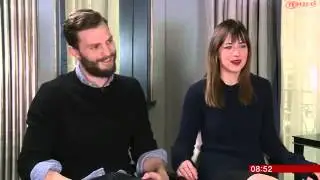 Jamie Dornan & Dakota Johnson Interview   Fifty Shades of Grey   Breakfast 2015