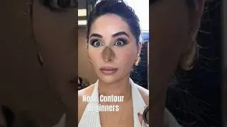 Nose contour for beginners ||contour hacks #viralvideo #youtubeshorts #shortsfeed #contourhacks