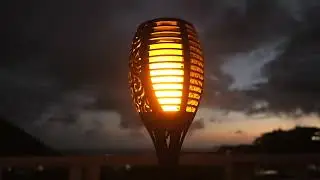 Обзор светодиодных факелов на солнечных батареях LED Fire.