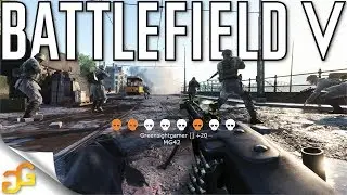 Battlefield 5 Aggressive MG42 Game [Battlefield V Multiplayer Gameplay]
