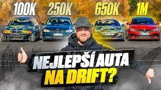 TOHLE jsou nejlep&scaron;&iacute; auta na DRIFT | od 100 000 Kč do 1 200 000 Kč