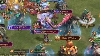 ROK VS GOAT NON STOP FIGHT G1 ISLAND RAID DOOMSDAY LAST SURVIVORS