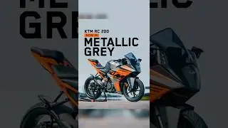 KTM RC 200 Just Got a New Look 👀🔥 | Metallic Grey Edition