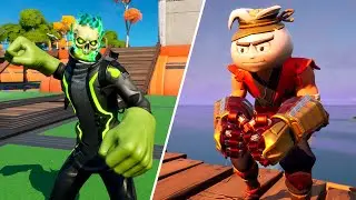 Fortnite | Hulk Smasher & Hulkbuster Pickaxe Gameplay - 1 Minute Showcase (Per Edit Style)