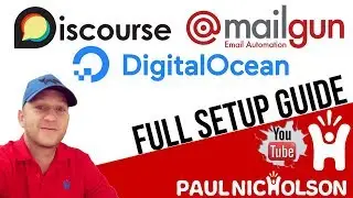 Discourse - Mailgun - Digital Ocean - Full Setup Guide - Beginner Tutorial