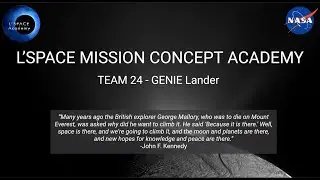 L'SPACE Mission Concept Academy Fall 2020 Team 24