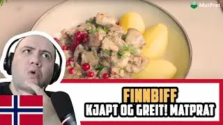 🇳🇴 First Time Seeing Finnbiff - kjapt og greit! MatPrat | TEACHER PAUL REACTS NORGE | NORWEGIAN FOOD
