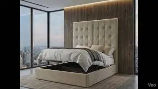 Lavenia Extra High Ottoman Storage Bed Frame | Luxury Bedroom Storage | Hush My Bed