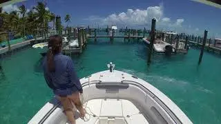 Arriving at big game resort Bimini
