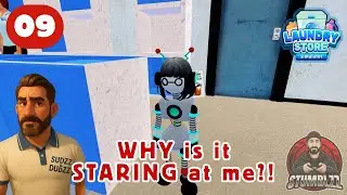 Laundry Store Simulator | Meet My New Cleaner: A Slightly Creepy Robot