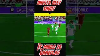 🔥😱Iniesta best shoot || #football🔥😱 #fcmobile #trending #shorts🔥😱 #viral #song 🔥😱