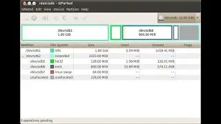 Partition Table in Debian GNU Linux