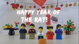 Chinese New Year 2020 Stop motion 🐀🧧