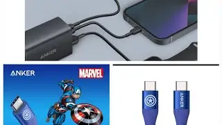 Wall Charger Anker Power Port Nano III 65wt A2667 Kabel Charger Anker + Marvel A9547 #myjolin