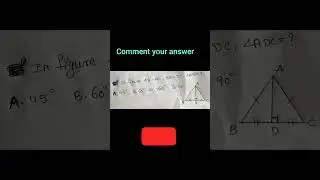 Comment your answer ||#geometryquestions #education #mathtricks