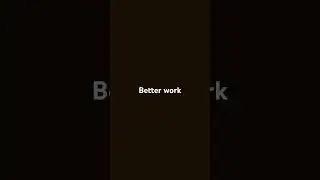 This better work