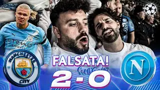 🥵 FALSATA!!! MANCHESTER CITY 2-0 NAPOLI | LIVE REACTION NAPOLETANI ETHIAD STADIUM HD