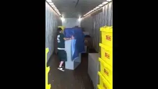 Denver Office Move | Loading Office Equipment on to Moving Truck