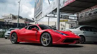 I SAW THIS CRAZY FERRARI 458 SPECIALE WITH FI EXHAUST SYSTEM!! *VERY LOUD*