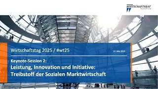 Wirtschaftstag 2025 | Tag 2 - Keynote-Session 2 / Gernot D&ouml;llner