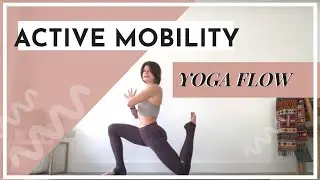 Active Range of Motion Yoga Flow • Core, glutes, and legs strength