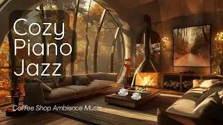 Cozy Piano Jazz ☕ Coffee Shop Ambience Music for Work & Study | Low Volume Background Music