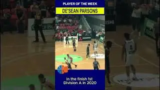 De'Sean Parsons was tied for the best scorer of the day in the world yesterday with the 41 points