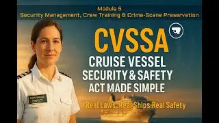 CVSSA Made Simple Модуль 5 &ndash; Управление безопасностью, обучение экипажа и сохранение места престу...