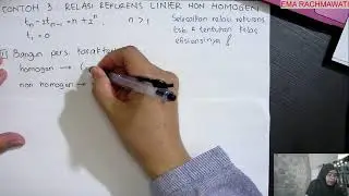 Analisis efisiensi algoritma rekursif (relasi rekurens linier NON HOMOGEN): contoh-3