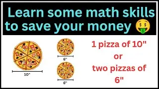 You&rsquo;re Being Fooled by Pizza Sizes 😱 | Math Explanation | 10 Inch vs 6 Inch Pizza