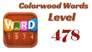 Colorwood Words Level 478 Answers | Colorwood Words - Cryptogram