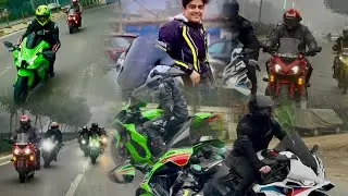 Girls Crazy Reactions for superbikes | Sunday Ride Ambience mall Latest video Gurgaon#motovlog 