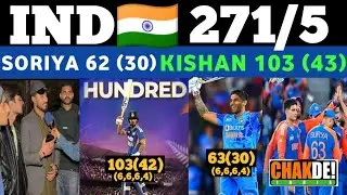 IND 🇮🇳 Record 271/5 in T20 || Ishan 103 Soriya 62 , Abhishek 30 || Pakistani public reaction