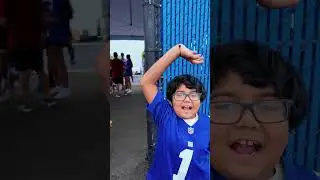 We went to the New York Giants training camp