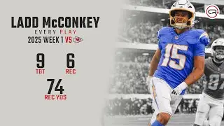 Ladd McConkey Week 1 Highlights | Every Target and Catch vs Chiefs